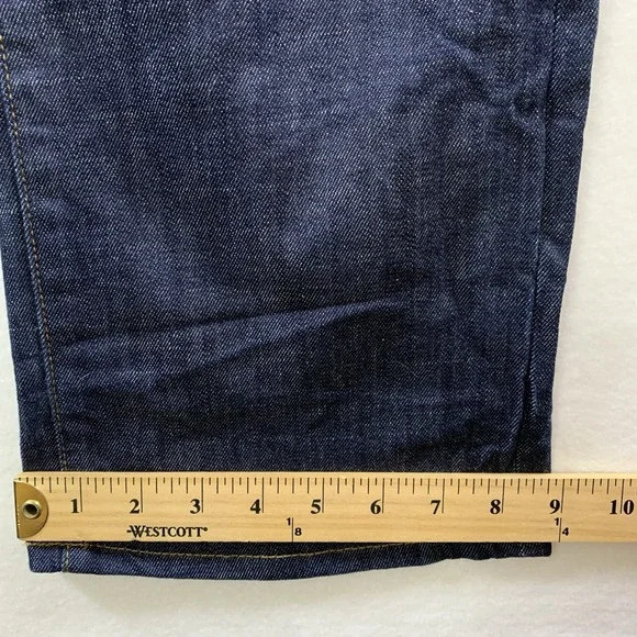 Five Four x Mark McNairy Mens Designer Jeans 34 Dark Straight Leg Streetwear - Picture 9 of 14